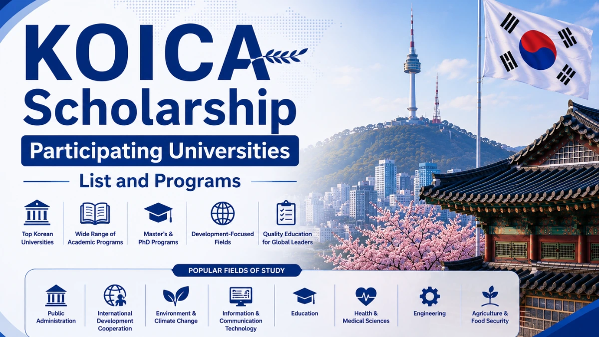 KOICA Scholarship Participating Universities List and Programs